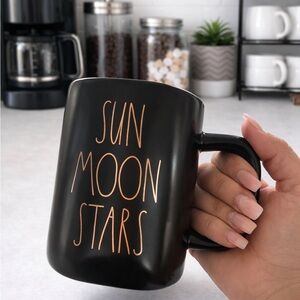 Rae Dunn Black Sun Moon Stars Mug